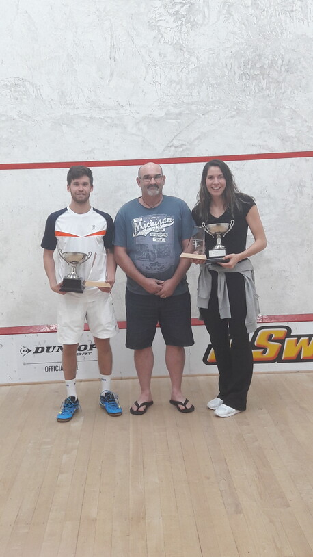 2018 Open Winners - Joelle King Evan Williams